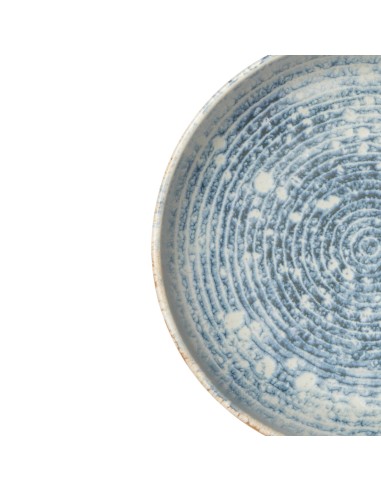 Plato hondo redondo azul gres esmaltado Ø 22 cm Ice Accolade