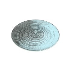 Plato Llano Redondo Porcelana Turquesa 25 Cm Lykke Porland