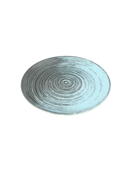 Plato Llano Redondo Porcelana Turquesa 25 Cm Lykke Porland