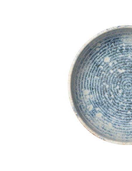 Cuenco redondo azul gres esmaltado Ø 16 cm Ice Accolade