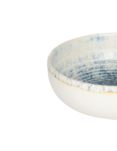 Cuenco redondo azul gres esmaltado Ø 12 cm Ice Accolade