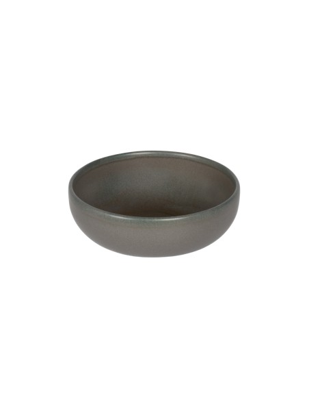 Cuenco redondo gris pardo gres esmaltado Ø 12 cm Enigma Accolade
