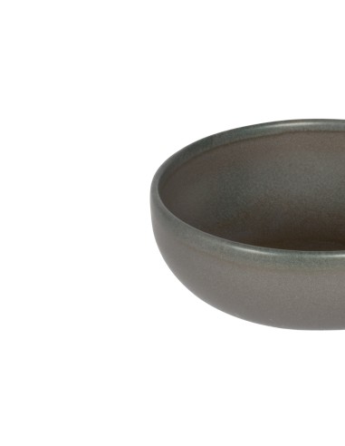 Cuenco redondo gris pardo gres esmaltado Ø 12 cm Enigma Accolade