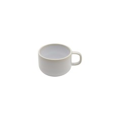 Taza de té redonda beige gres esmaltado 21 cl Ø 8