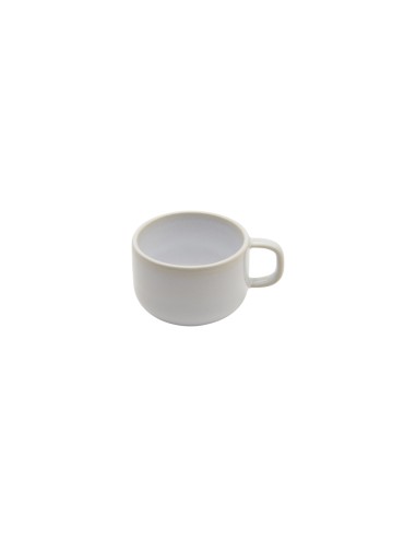 Taza de té redonda beige gres esmaltado 21 cl Ø 8