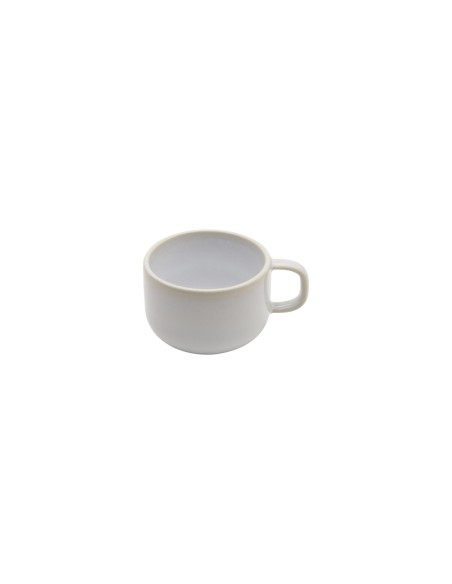 Taza de té redonda beige gres esmaltado 21 cl Ø 8