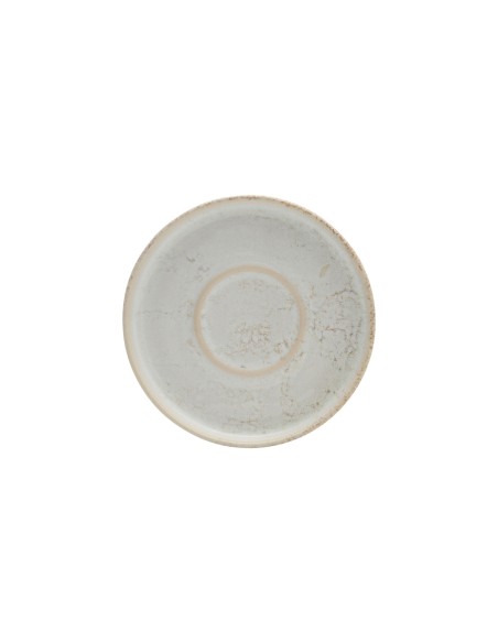Platillo para taza de té redondo beige gres esmaltado Ø 14 cm Sand Accolade