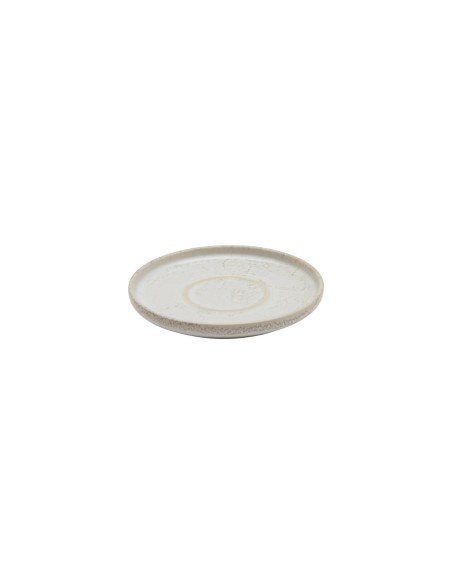Platillo para taza de té redondo beige gres esmaltado Ø 14 cm Sand Accolade