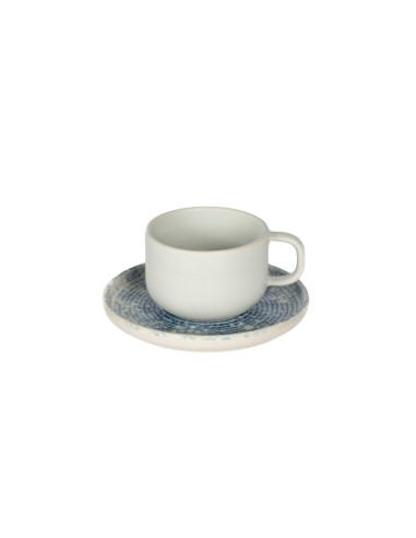 Taza de té redonda azul gres esmaltado 21 cl Ø 8,5 cm Ice Accolade