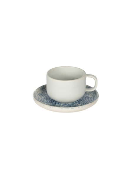 Taza de té redonda azul gres esmaltado 21 cl Ø 8,5 cm Ice Accolade