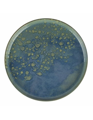 Plato llano redondo azul gres esmaltado Ø 28 cm Magic Accolade