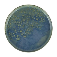 Plato llano redondo azul gres esmaltado Ø 22 cm Magic Accolade