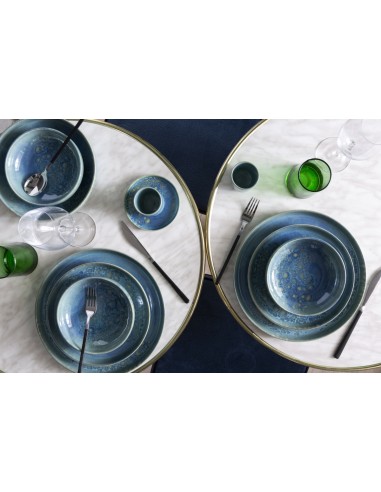 Bol redondo azul gres esmaltado Ø 12 cm Magic Accolade