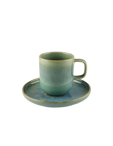 Platillo para té redondo azul gres esmaltado Ø 14 cm Magic Accolade