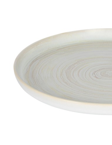 Plato llano redondo beige gres esmaltado Ø 28 cm Aurora Accolade