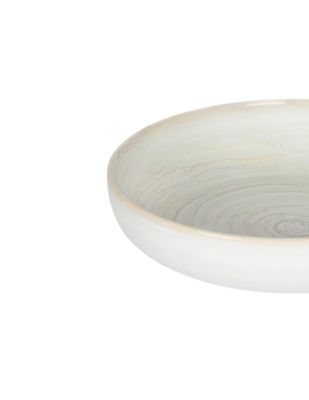 Plato hondo redondo beige gres esmaltado Ø 22 cm Aurora Accolade