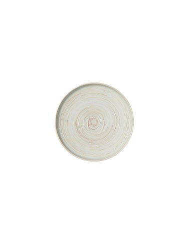 Plato llano redondo beige gres esmaltado Ø 22 cm Aurora Accolade