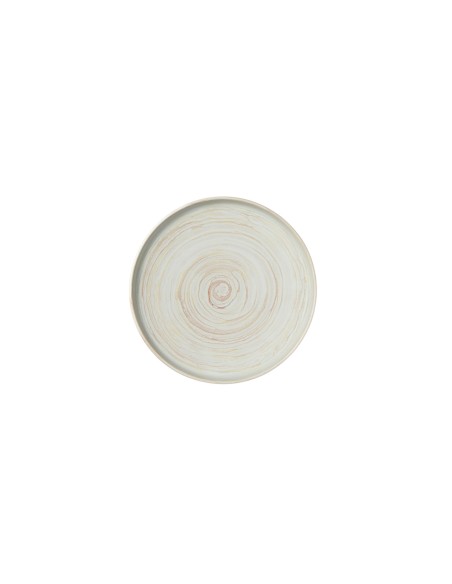 Plato llano redondo beige gres esmaltado Ø 22 cm Aurora Accolade