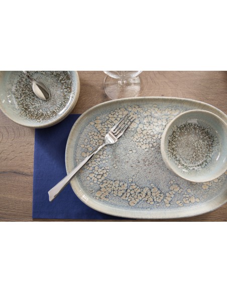 Cuenco redondo gris gres esmaltado Ø 12 cm Tropic Accolade