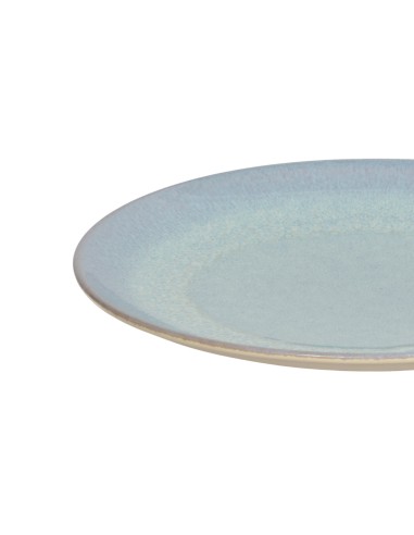 Plato llano redondo azul porcelana Ø 27 cm Azure Accolade