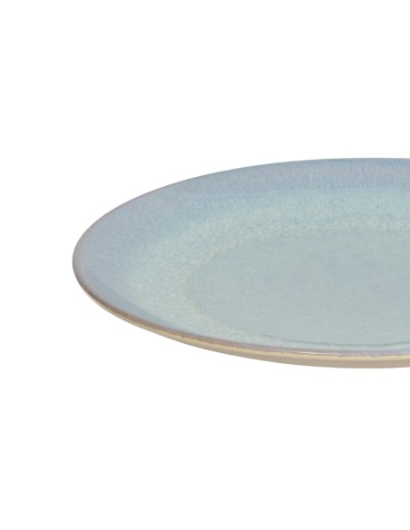 Plato llano redondo azul porcelana Ø 27 cm Azure Accolade