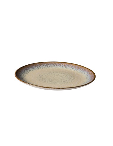 Plato llano redondo beige porcelana Ø 21 cm Savanna Accolade