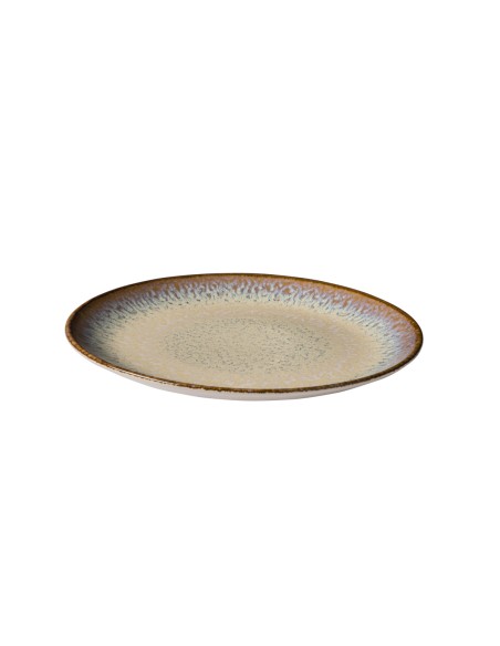 Plato llano redondo beige porcelana Ø 21 cm Savanna Accolade