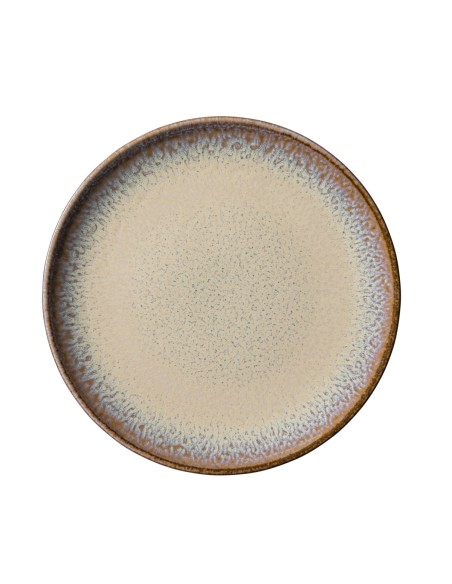 Plato coupe redondo beige porcelana Ø 24 cm Savanna Accolade