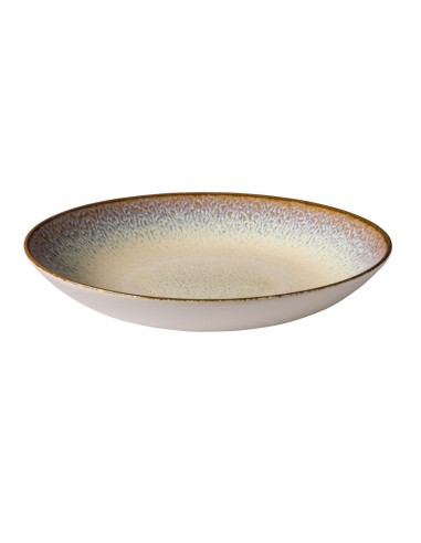 Plato hondo redondo beige porcelana Ø 26 cm Savanna Accolade