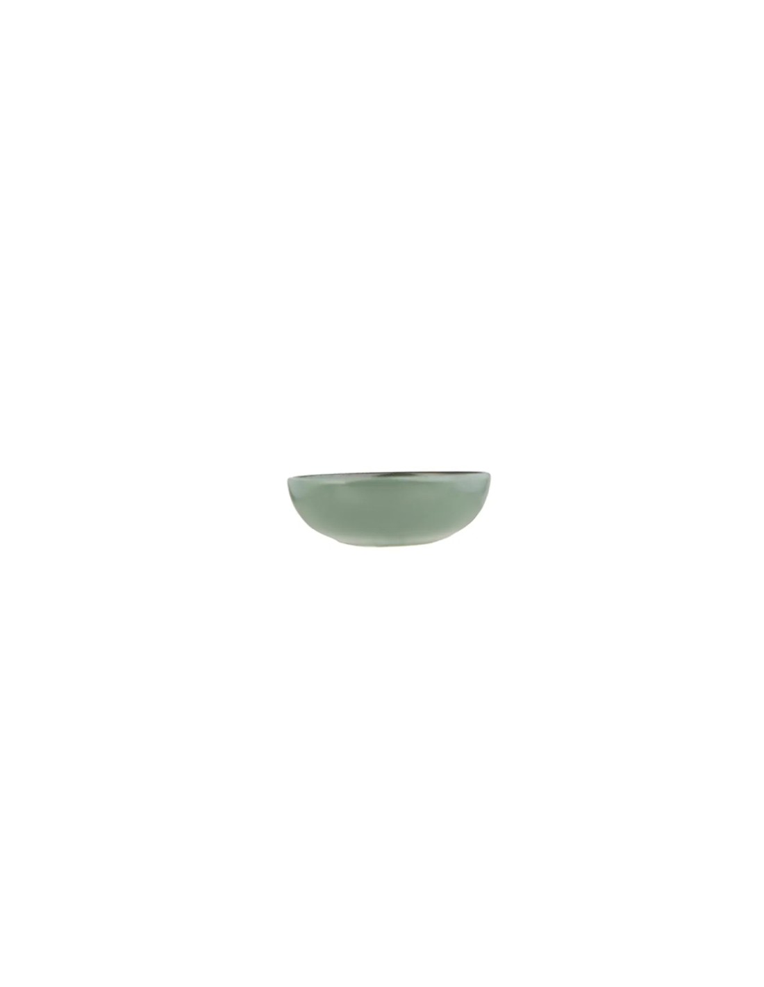 Green Porcelain Round Bol 10 cm Lykke Porland | Pilsa