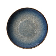 Plato hondo redondo azul oscuro porcelana Ø 23 cm Seablue Accolade