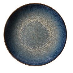 Plato hondo coupe redondo azul oscuro porcelana Ø 26 cm Seablue Accolade