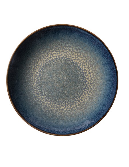 Plato hondo coupe redondo azul oscuro porcelana Ø 26 cm Seablue Accolade