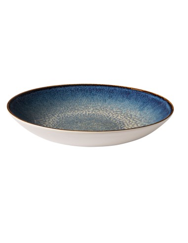 Plato hondo coupe redondo azul oscuro porcelana Ø 26 cm Seablue Accolade