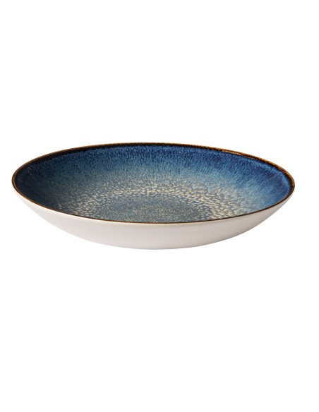 Plato hondo coupe redondo azul oscuro porcelana Ø 26 cm Seablue Accolade