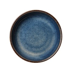 Bol redondo azul oscuro porcelana Ø 16 cm Seablue Accolade
