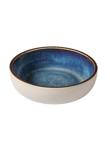 Bol redondo azul oscuro porcelana Ø 16 cm Seablue Accolade