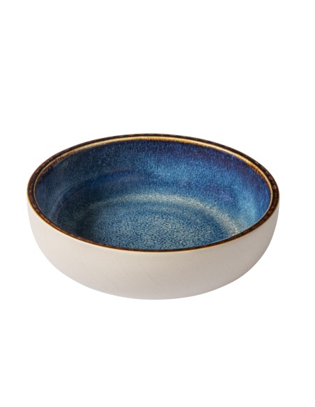 Bol redondo azul oscuro porcelana Ø 16 cm Seablue Accolade