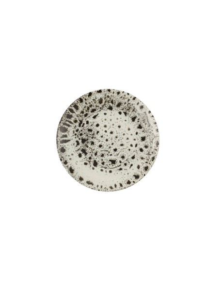 Plato Llano Redondo Porcelana Beige 25 Cm Moire Porland