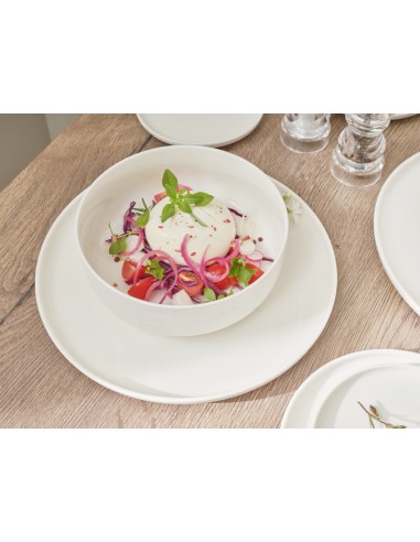 Plato llano redondo blanco porcelana reforzada Ø 25 cm Artic Accolade