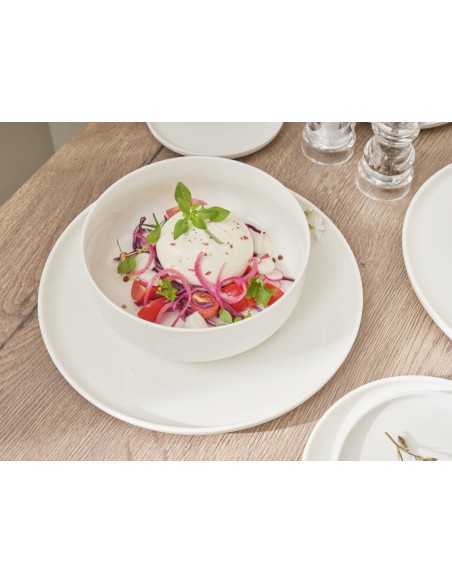 Plato llano redondo blanco porcelana reforzada Ø 25 cm Artic Accolade