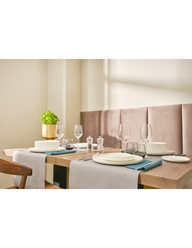 Plato llano redondo blanco porcelana reforzada Ø 15 cm Artic Accolade