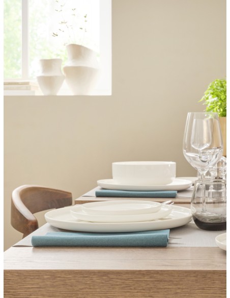 Plato llano redondo blanco porcelana reforzada Ø 15 cm Artic Accolade