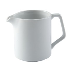 Lechera redonda blanca porcelana 15 cl Ø 6