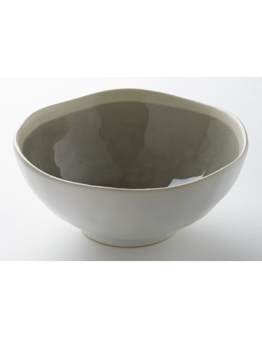 Ensaladera redonda gris gres esmaltado Ø 17