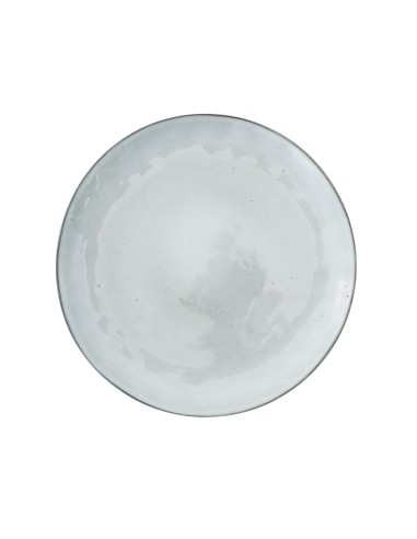 Plato llano redondo gris gres esmaltado Ø 24 cm Sky Pro.mundi