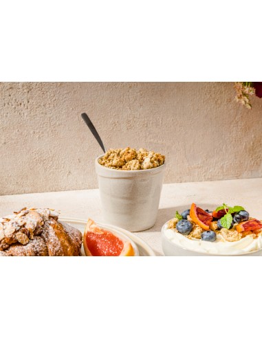 Bol redondo Beige rosado gres esmaltado Ø 10 cm Pearl Pro.mundi