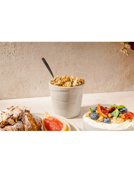 Bol redondo Beige rosado gres esmaltado Ø 10 cm Pearl Pro.mundi