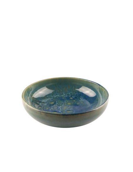 Cuenco redondo azul de gres esmaltado Ø 16 cm Magic Accolade