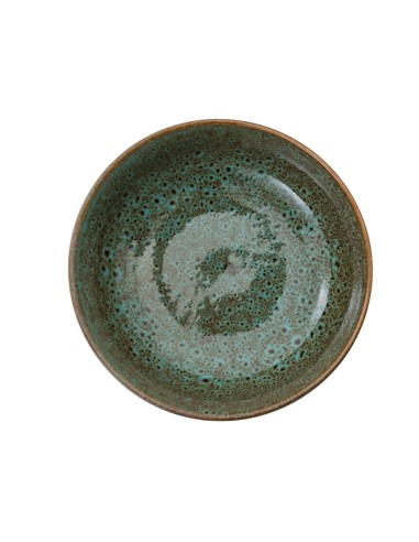 Cuenco redondo verde de gres esmaltado Ø 14 cm Sky Pro.mundi